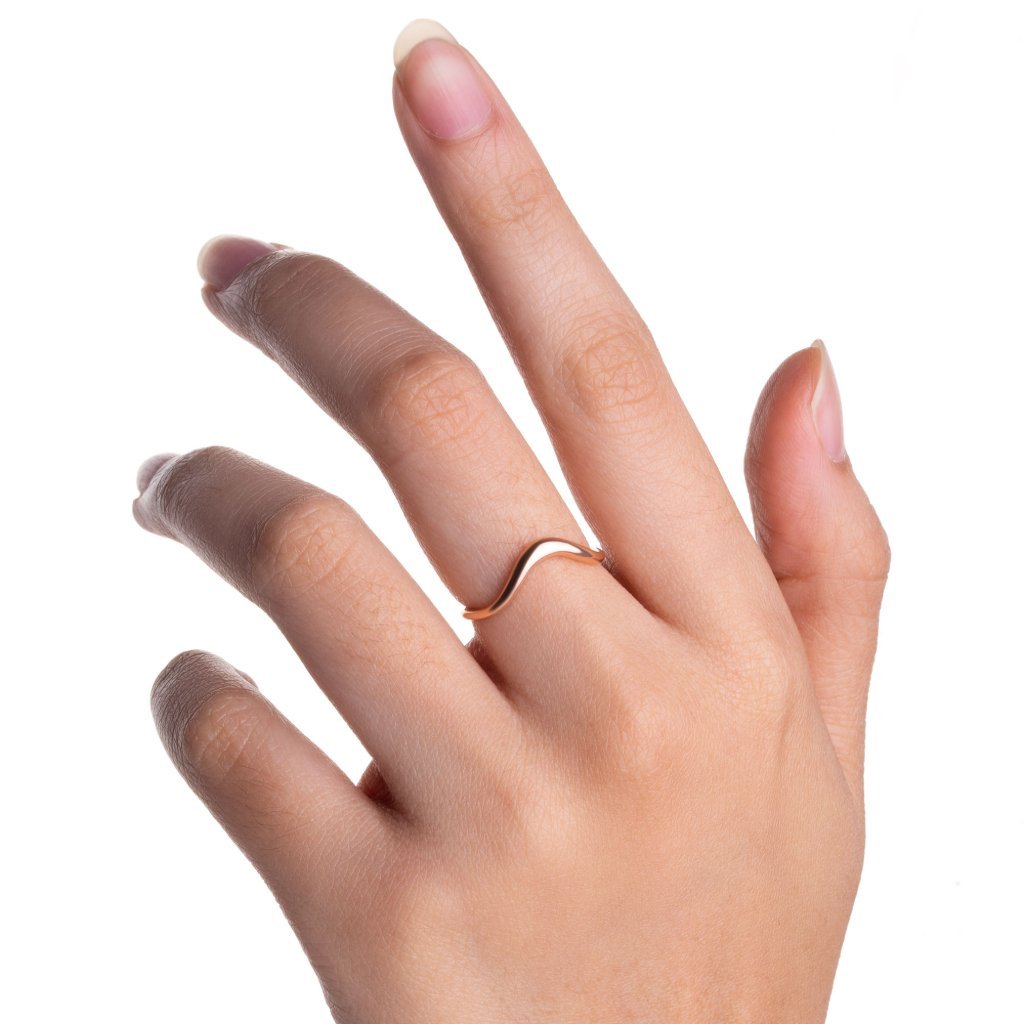 Cincin Emas 8K - Nami Gold Ring 01 - Viviene Collection - Juene Jewelry - Juene