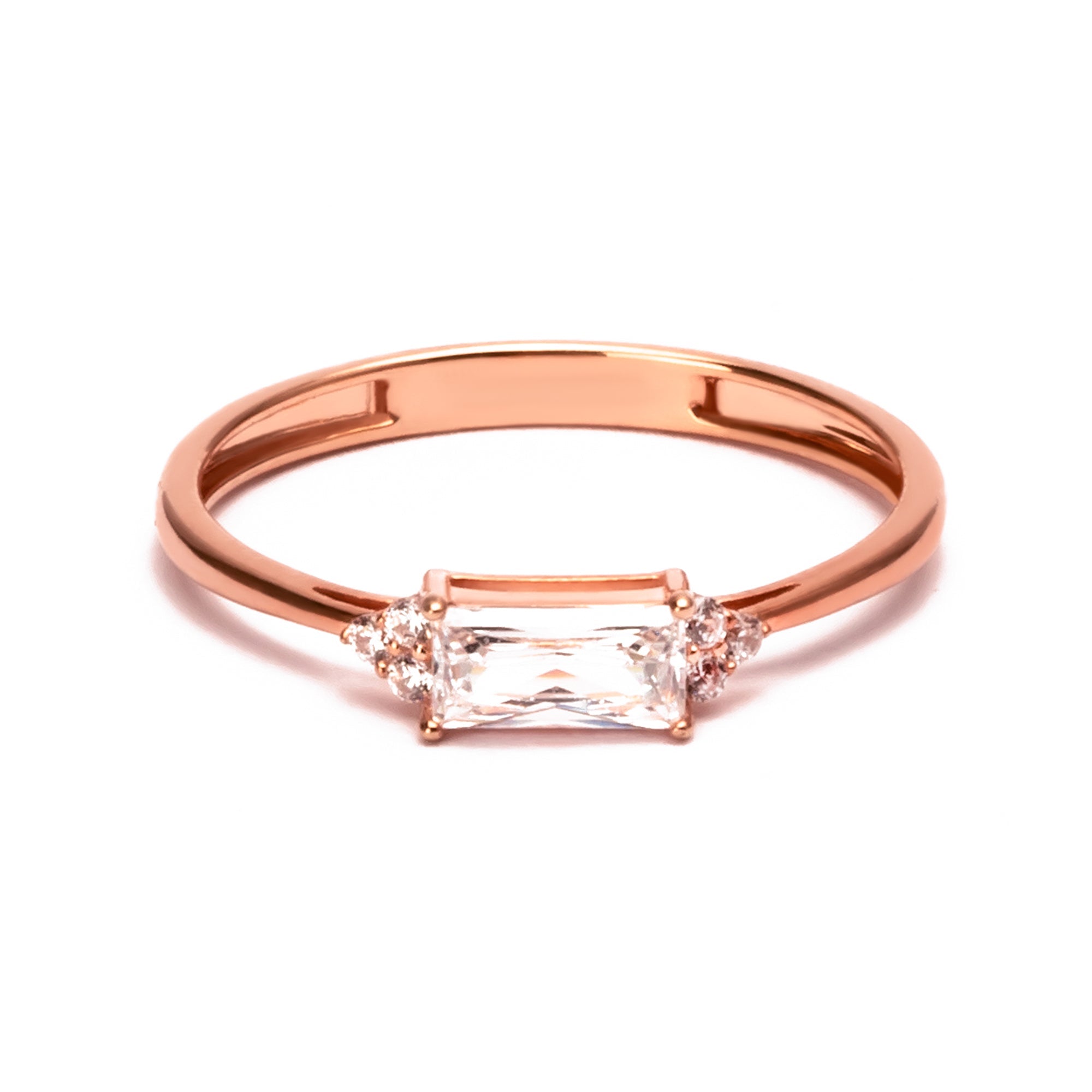 Cincin Emas 8k - Nora Gold Ring 02 - Evelina Collection - Juene Jewelry - Juene Jewelry