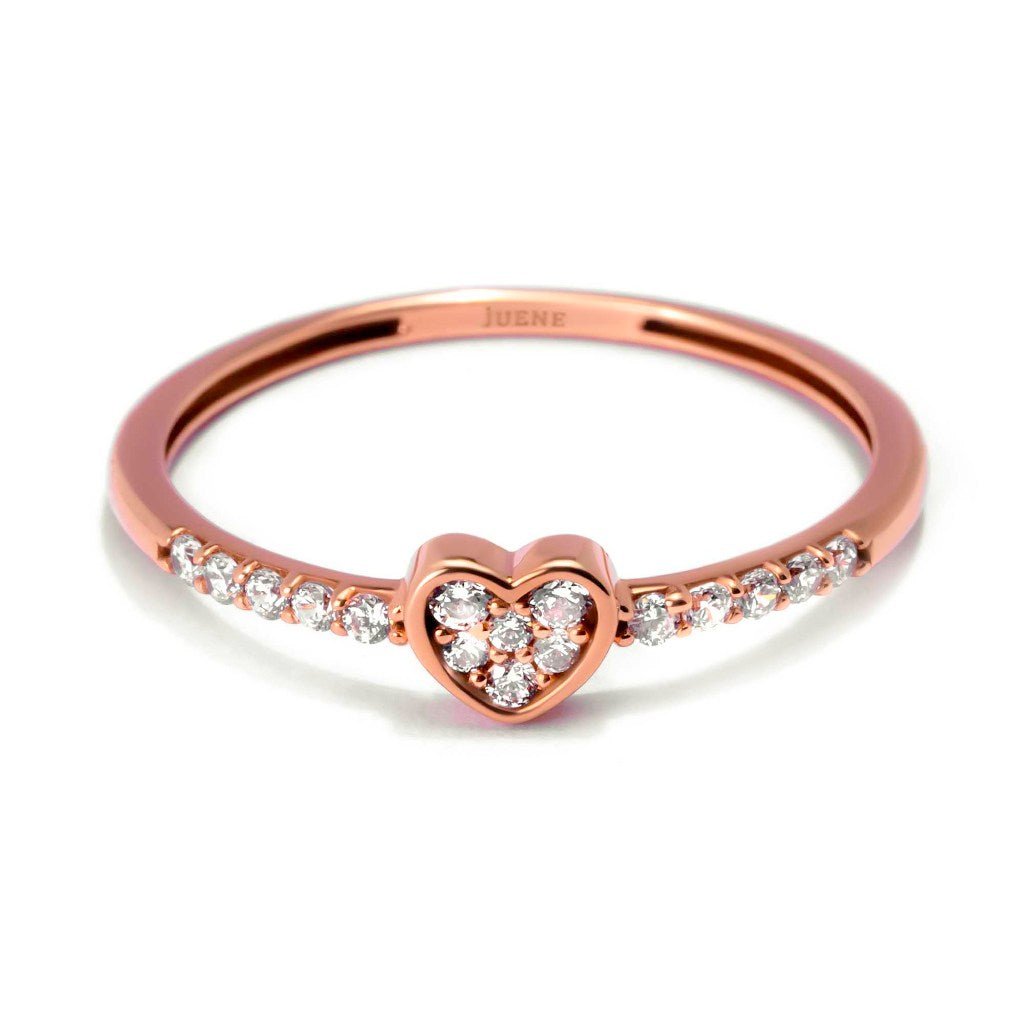 Cincin Emas 8k - Nora Gold Ring - Evelina Collection - Juene Jewelry - Juene Jewelry