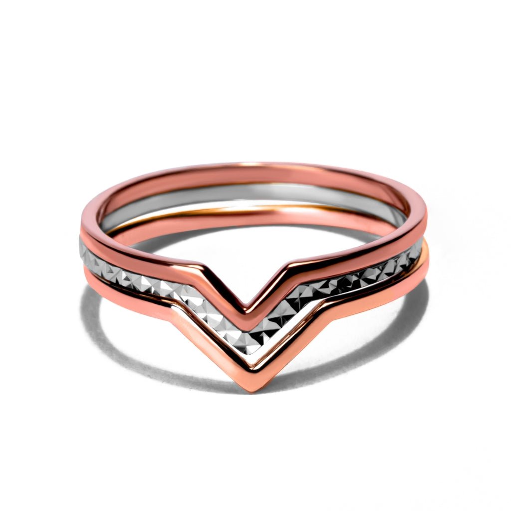 Cincin Emas 8K - Olivia Gold Ring - Flux Collection - Juene Jewelry - Juene Jewelry