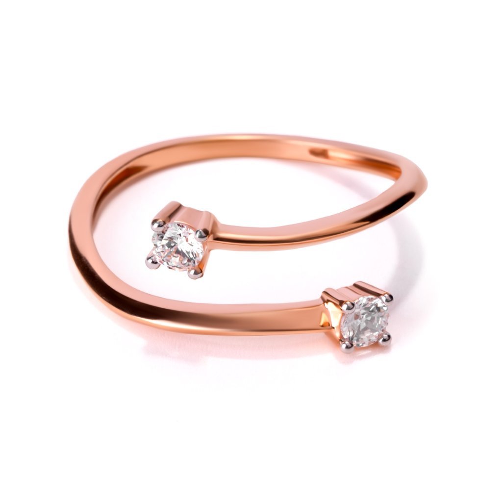 Cincin Emas 8K - Sary Gold Ring 01 - Viviene Collection - Juene Jewelry - Juene