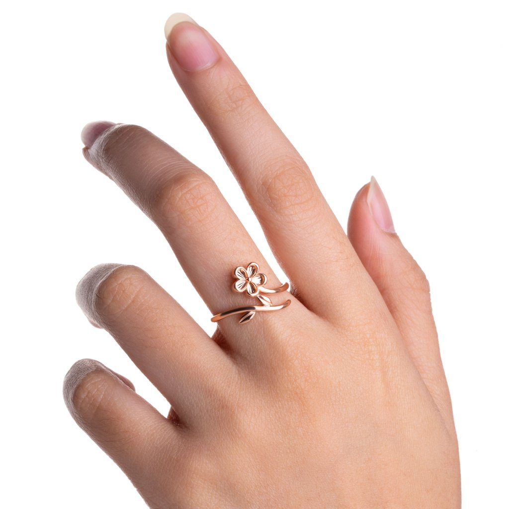 Cincin Emas 8K - Sary Gold Ring 02 - Viviene Collection - Juene Jewelry - Juene
