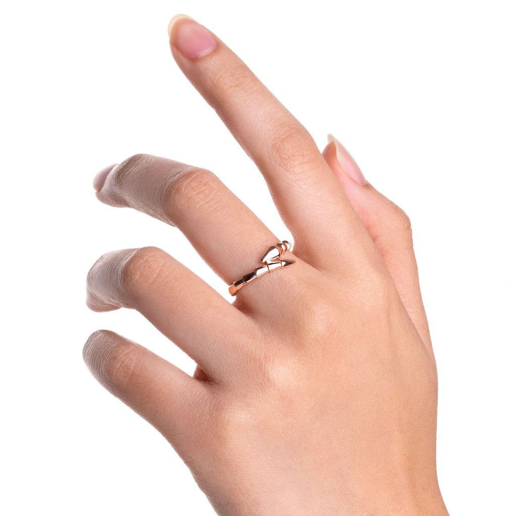 Cincin Emas 8K - Serpi Gold Ring - Terra Collection - Juene Jewelry - Juene