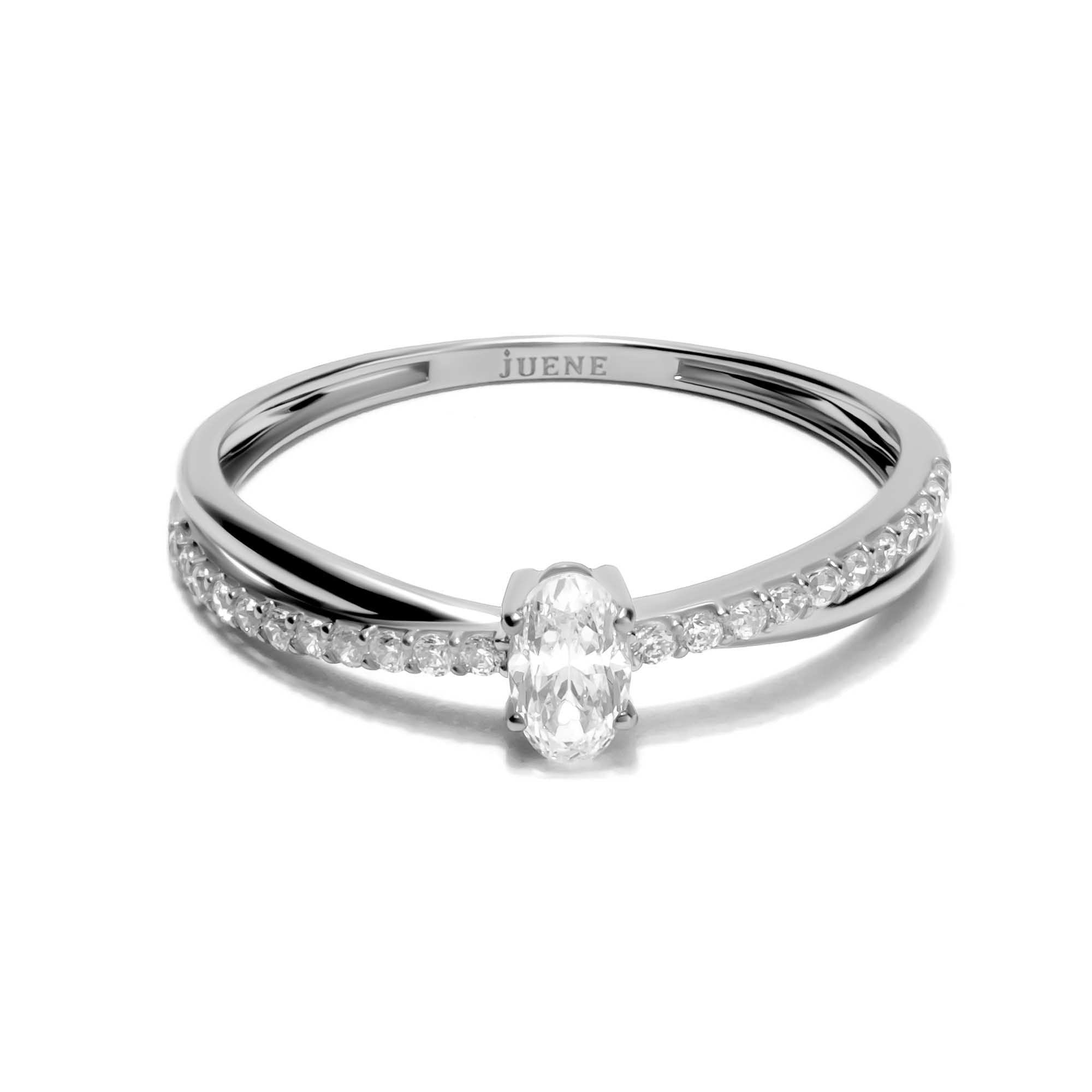 Cincin Emas 8k - Shafa Gold Ring - Tally Collection - Juene Jewelry - Juene Jewelry