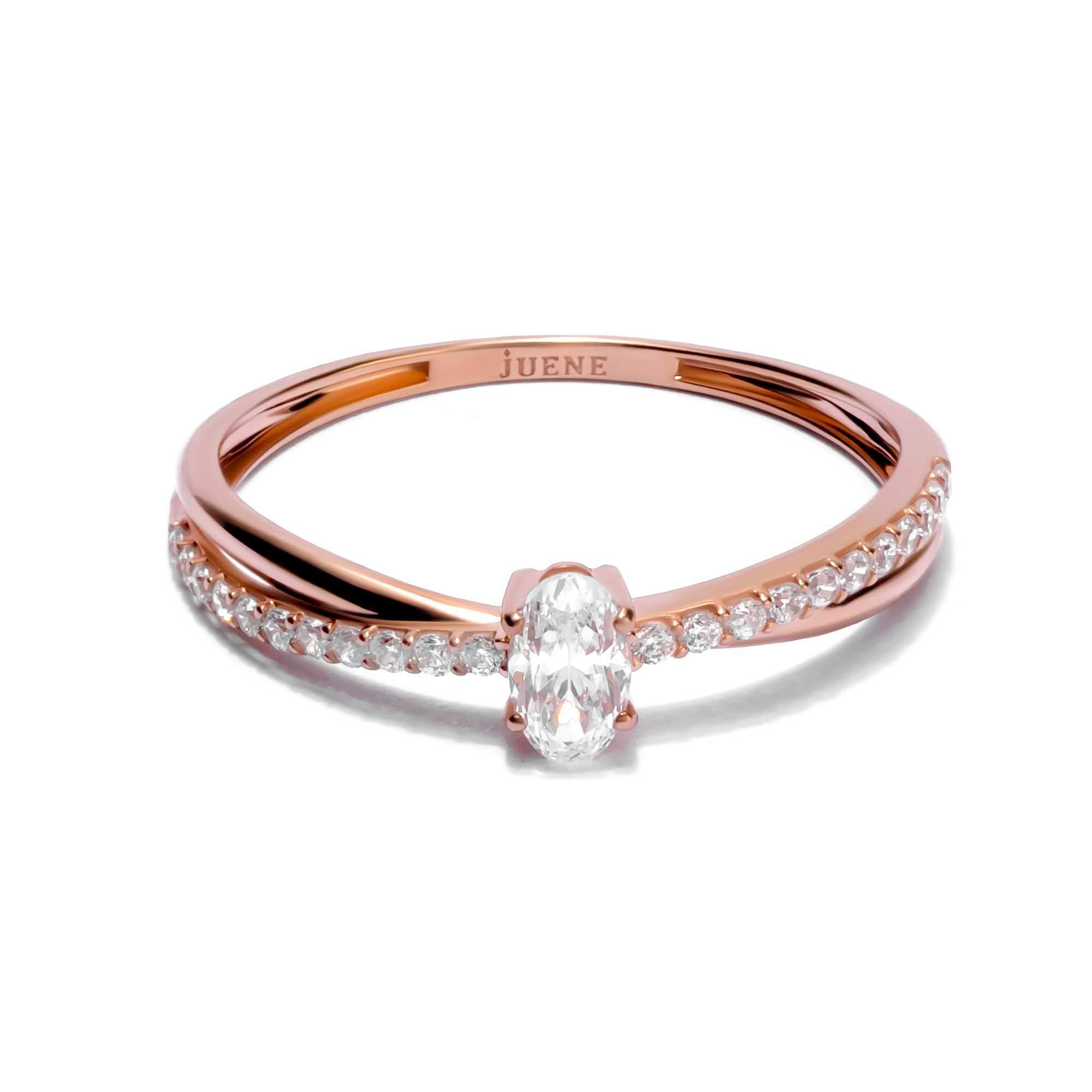 Cincin Emas 8k - Shafa Gold Ring - Tally Collection - Juene Jewelry - Juene Jewelry