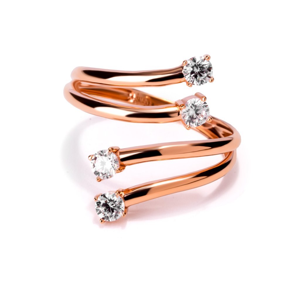 Cincin Emas 8K - Sila Gold Ring 01 - Viviene Collection - Juene Jewelry - Juene