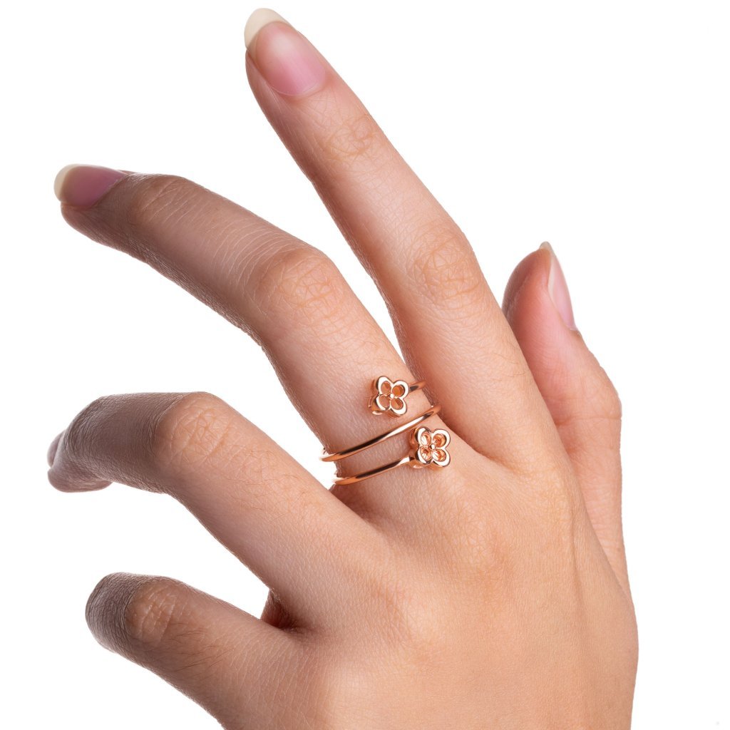 Cincin Emas 8K - Sila Gold Ring 02 - Viviene Collection - Juene Jewelry - Juene