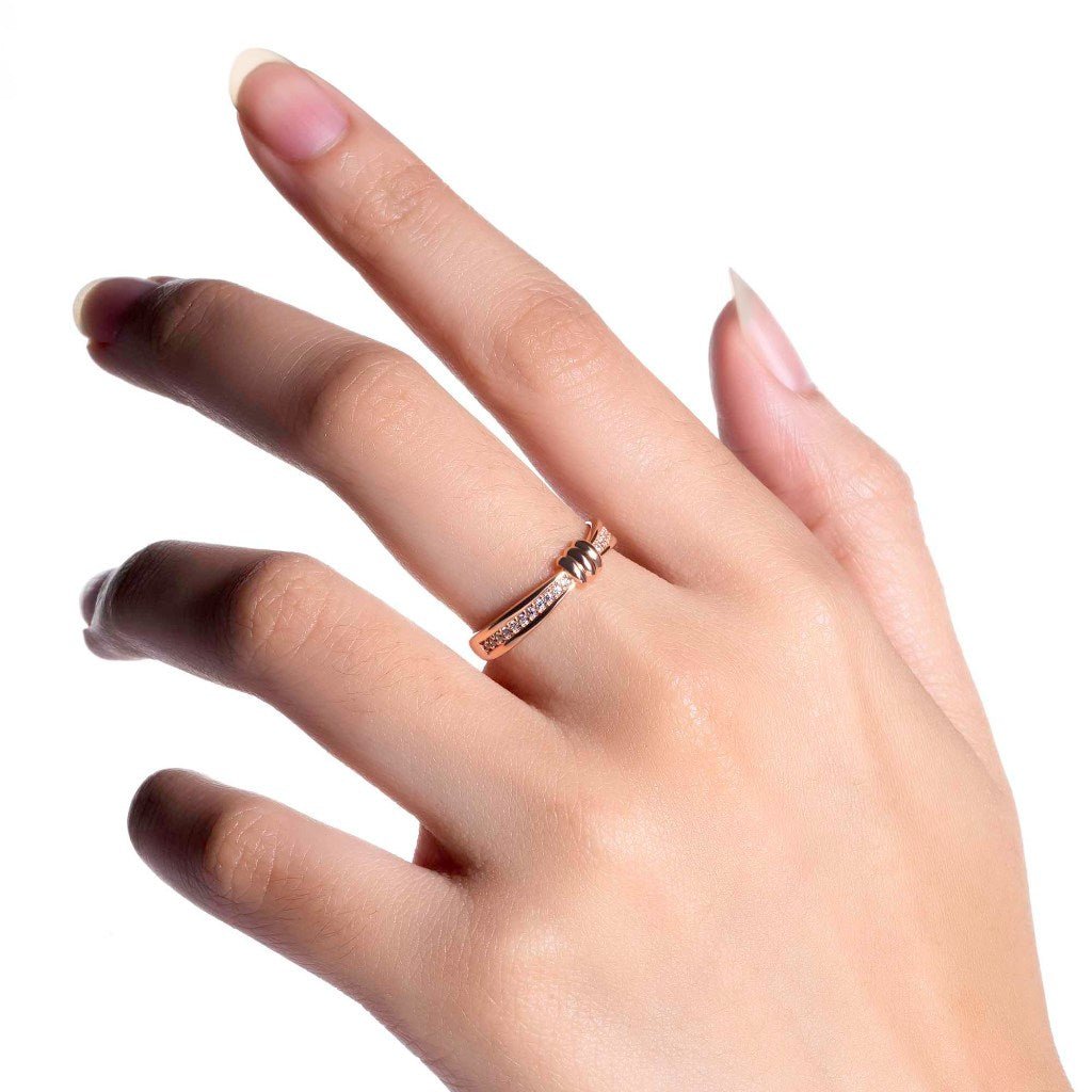 Cincin Emas 8K - Spella Gold Ring - Veya Collection - Juene Jewelry - Juene