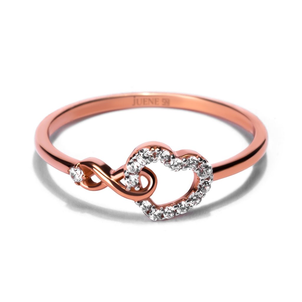 Cincin Emas 8K - Talia Gold Ring - Fiora Collection - Juene Jewelry - Juene Jewelry