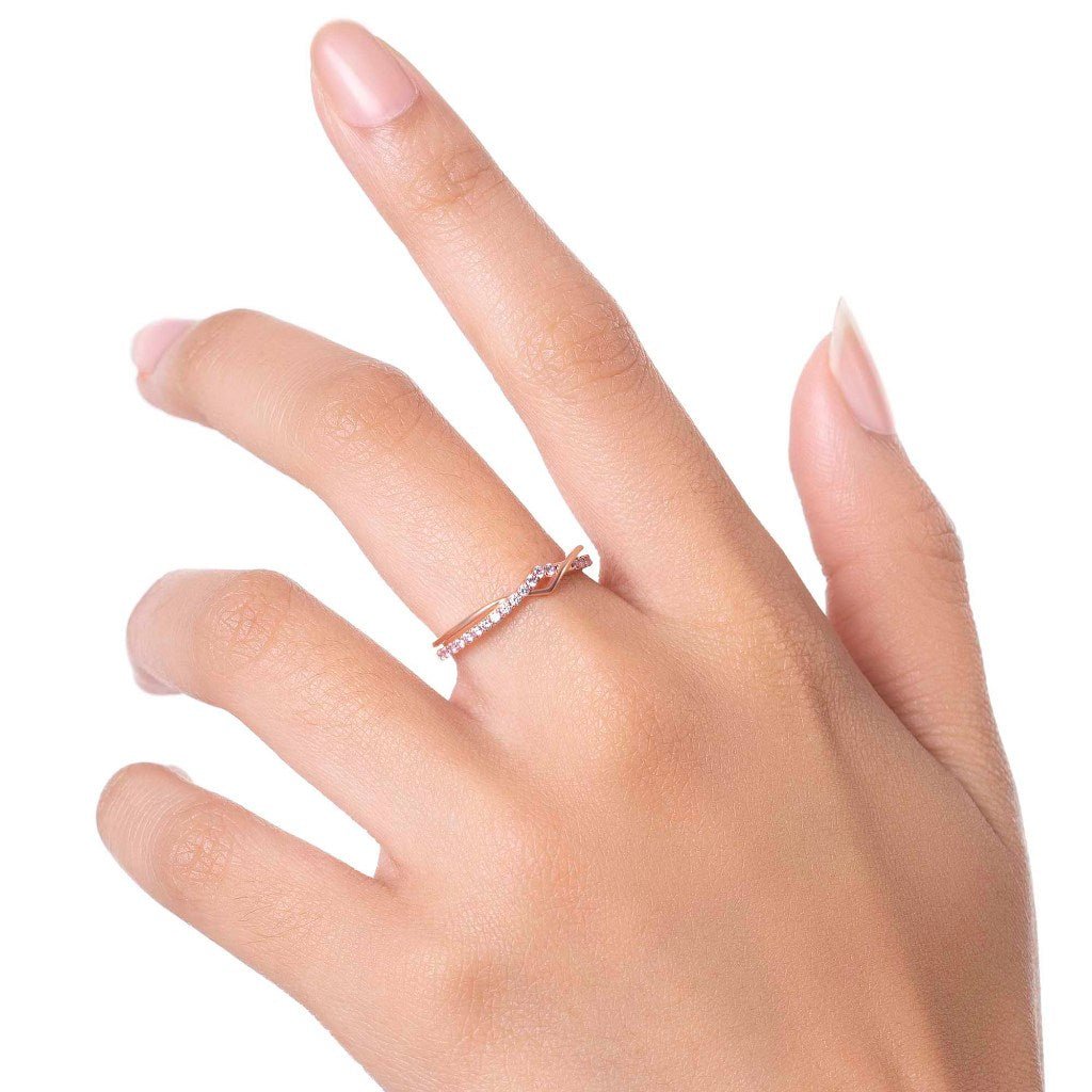 Cincin Emas 8K - Vina Gold Ring - Brianeta Collection - Juene Jewelry - Juene Jewelry