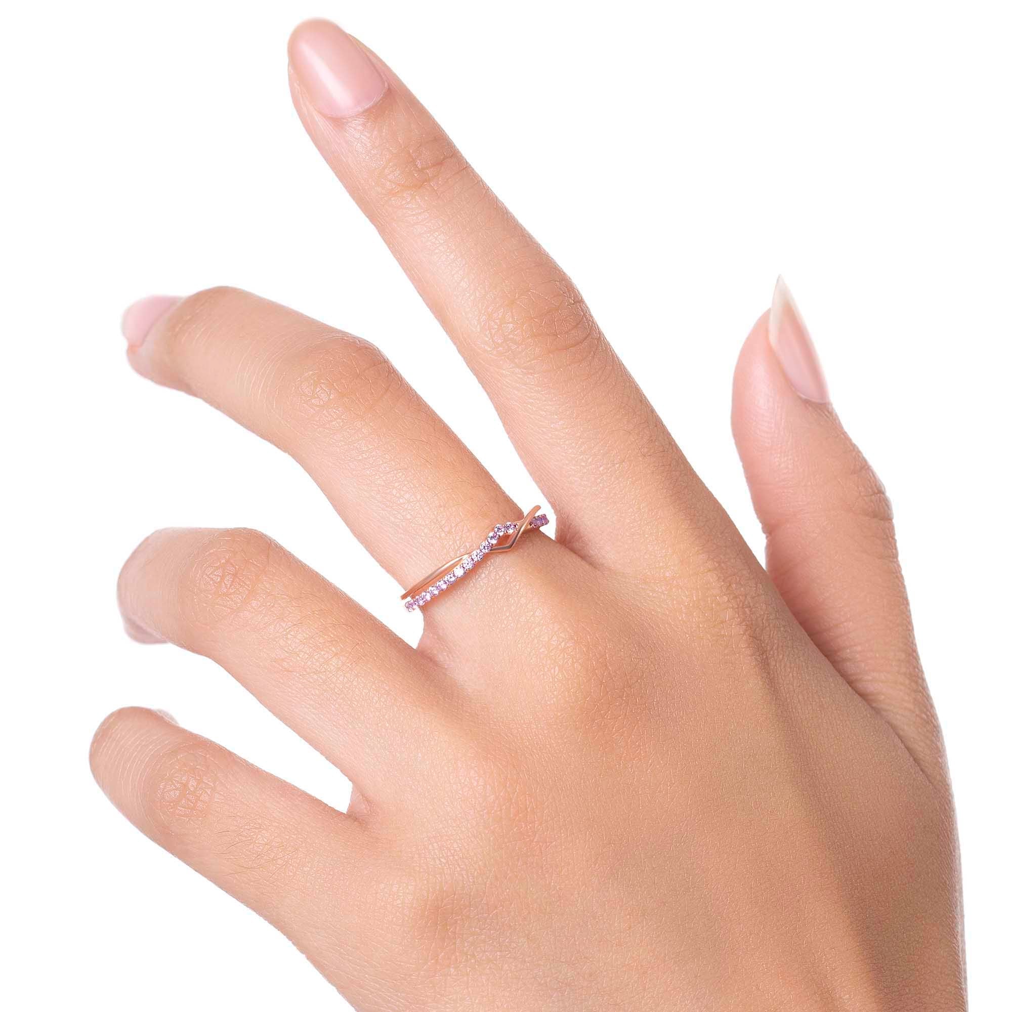 Cincin Emas 8K - Vina Gold Ring - Brianeta Collection - Juene Jewelry - Juene