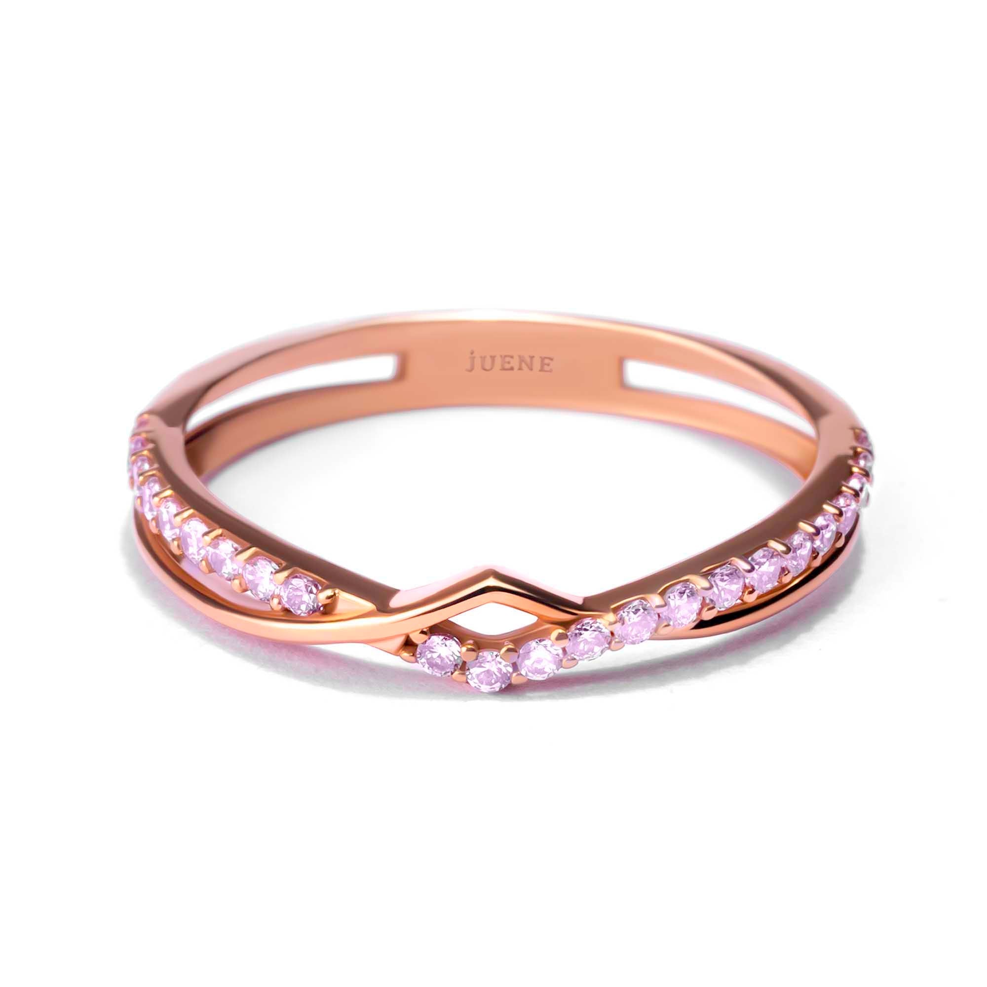 Cincin Emas 8K - Vina Gold Ring - Brianeta Collection - Juene Jewelry - Juene