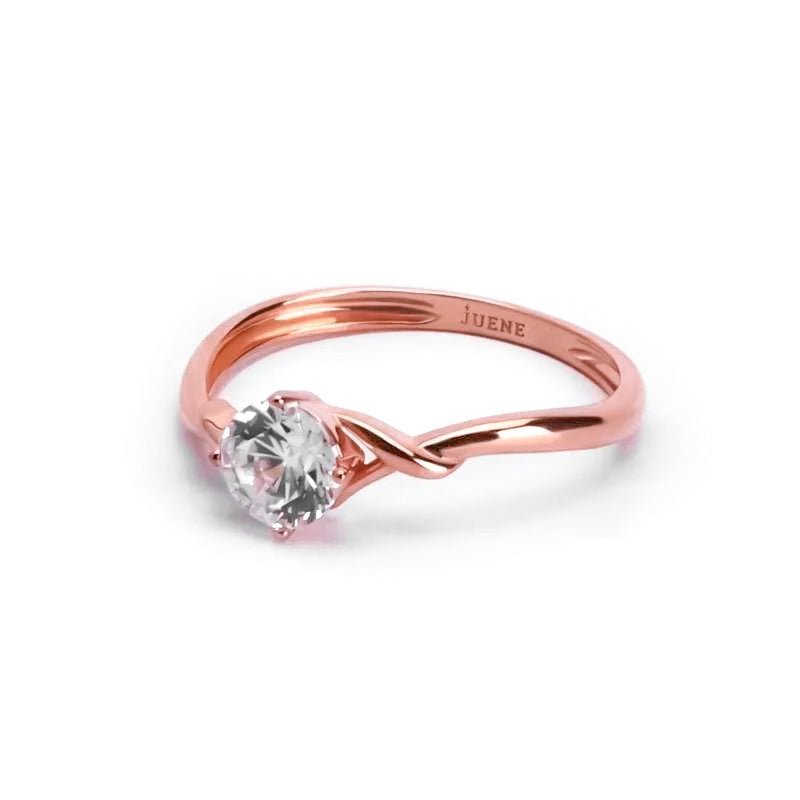 Cincin Emas Solitaire 8K - Fey Gold Ring - Terra Collection - Juene Jewelry - Juene