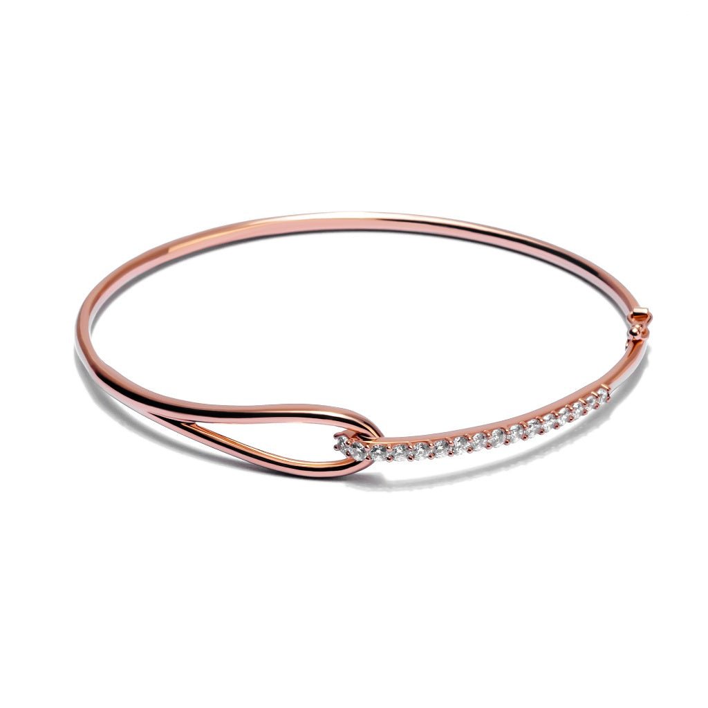 Gelang Emas 7k - Alta Gold Bangle - Luxxe 03 Collection - Juene Jewelry - Juene