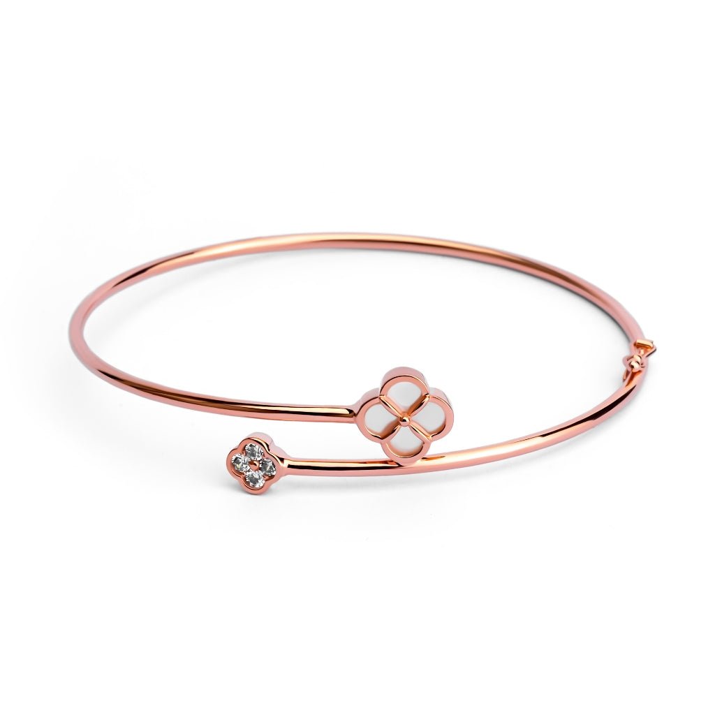 Gelang Emas 7k - Amara Gold Bangle - Mother of Pearl Collection - Juene Jewelry - Juene