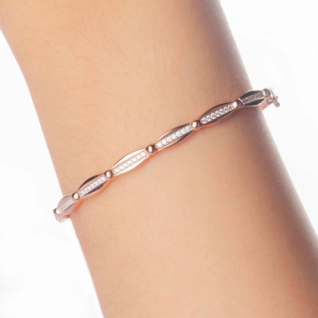 Gelang Emas 7k - Asa Gold Bangle - Dotsy Collection - Juene Jewelry - Juene