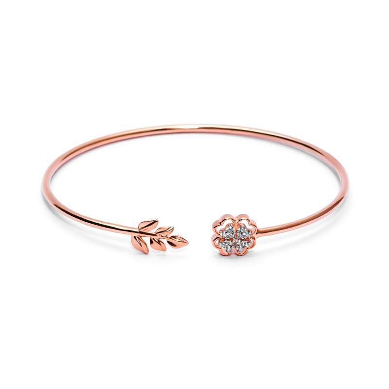 Gelang Emas 7k - Ashra Gold Bangle - Garden Collection - Juene Jewelry - Juene