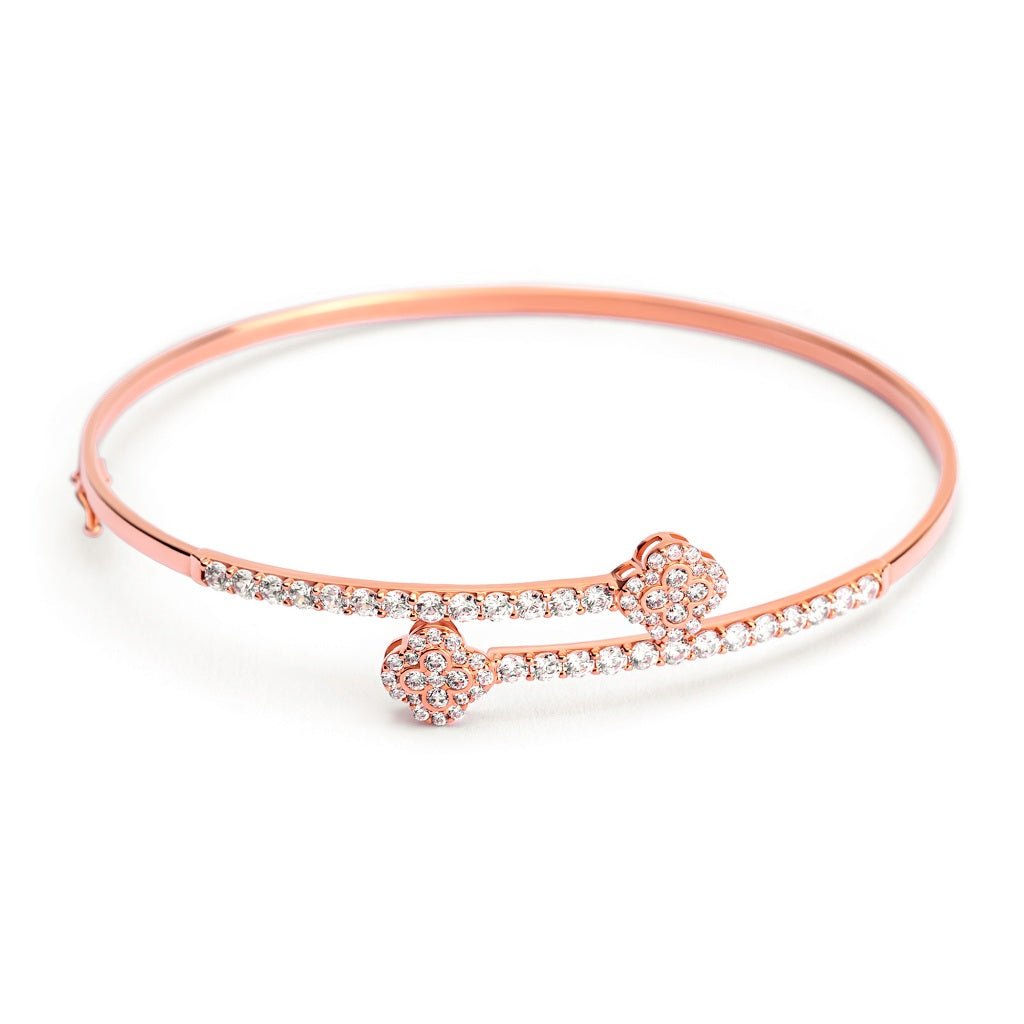 Gelang Emas 7k - Dalia Gold Bangle - Avelia Collection - Juene Jewelry - Juene