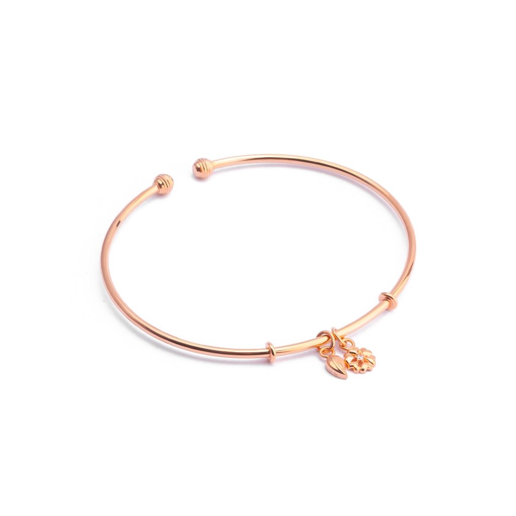 Gelang Emas 7k - Elia Gold Bangle - Huda Collection - Juene Jewelry - Juene
