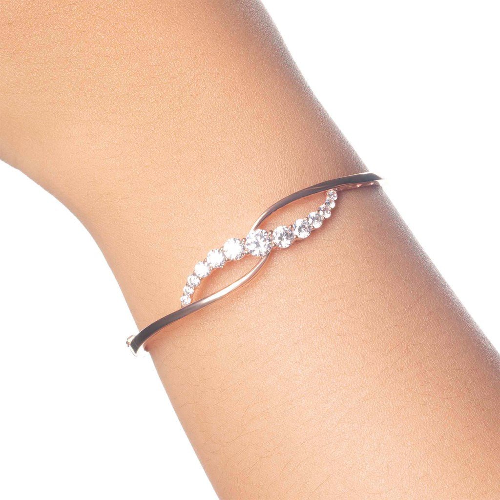 Gelang Emas 7k - Emilia Gold Bangle - Eternal Collection - Juene Jewelry - Juene