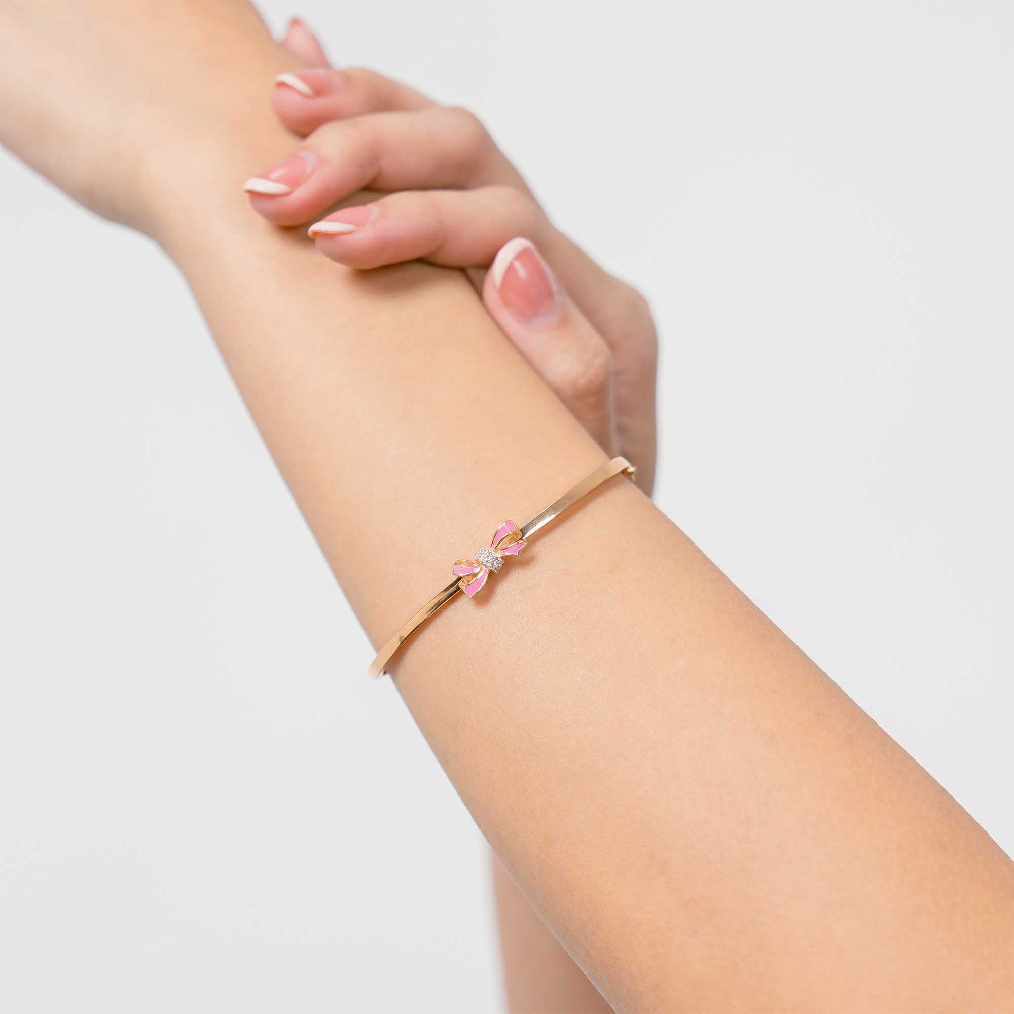 Gelang Emas 7k - Fayt Gold Bangle - Cherish Collection - Juene Jewelry - Juene