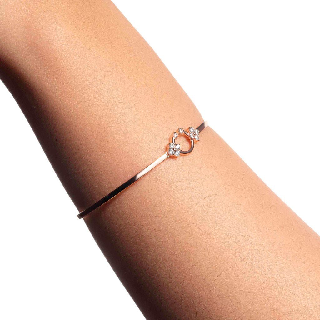 Gelang Emas 7k - Gina Gold Bangle - Armore Collection - Juene Jewelry - Juene