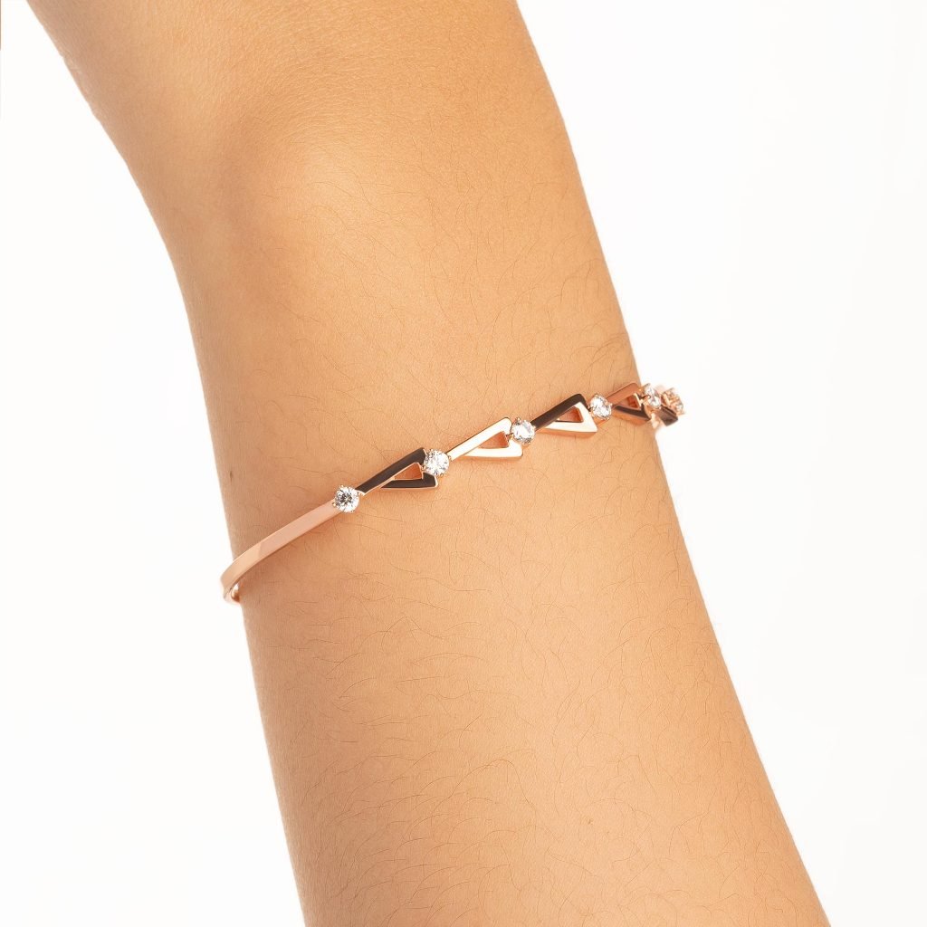 Gelang Emas 7k - Gusta Gold Bangle - Adorn 03 Collection - Juene Jewelry - Juene