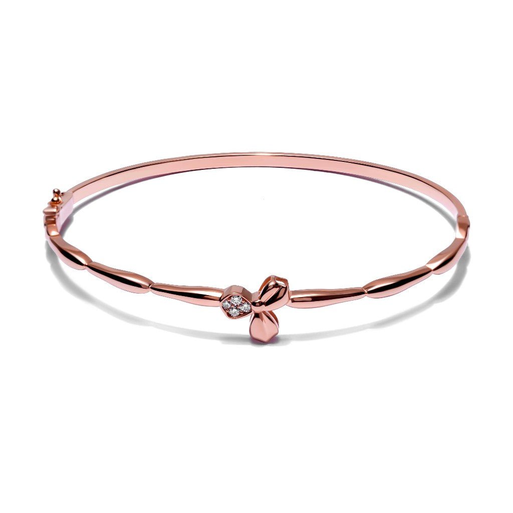 Gelang Emas 7k - Kana Gold Bangle - Armore Collection - Juene Jewelry - Juene