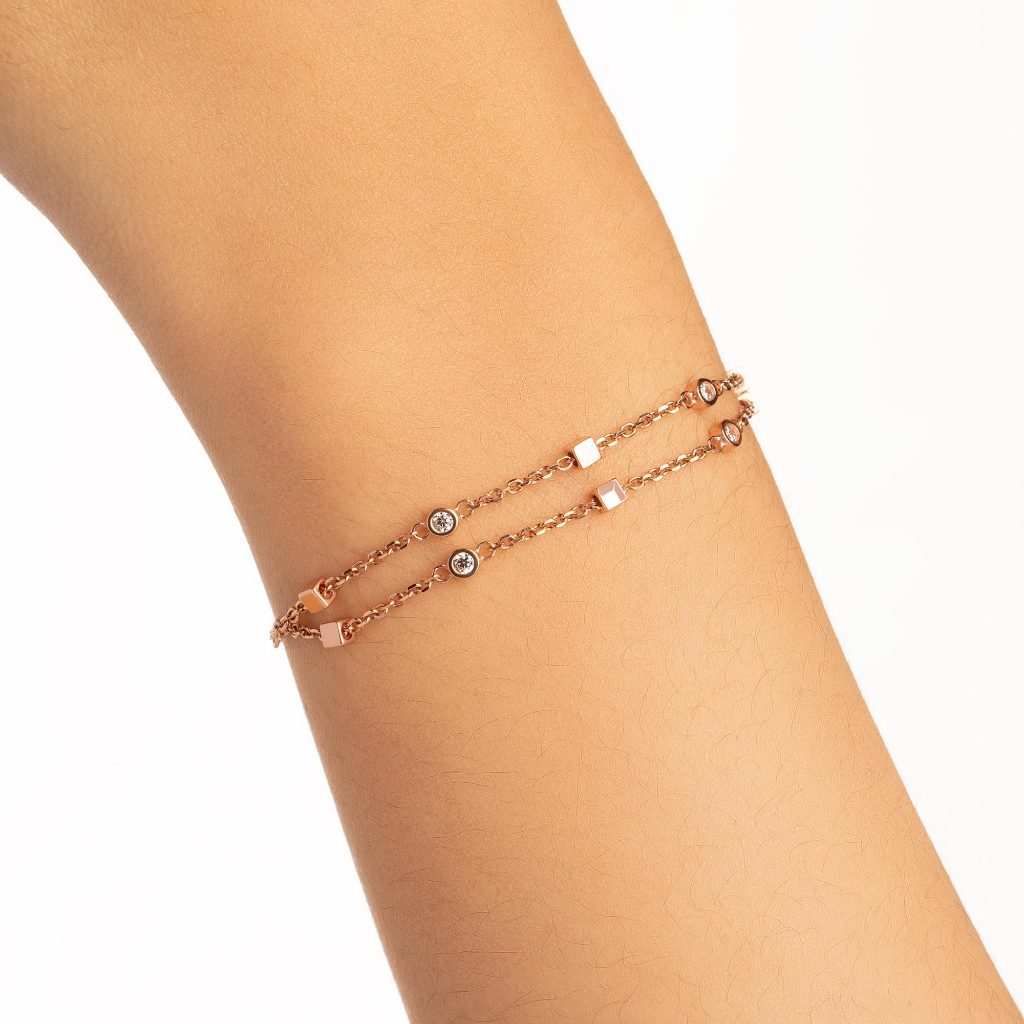 Gelang Emas 7k - Kika Gold Bracelet - Adorn 03 Collection - Juene Jewelry - Juene