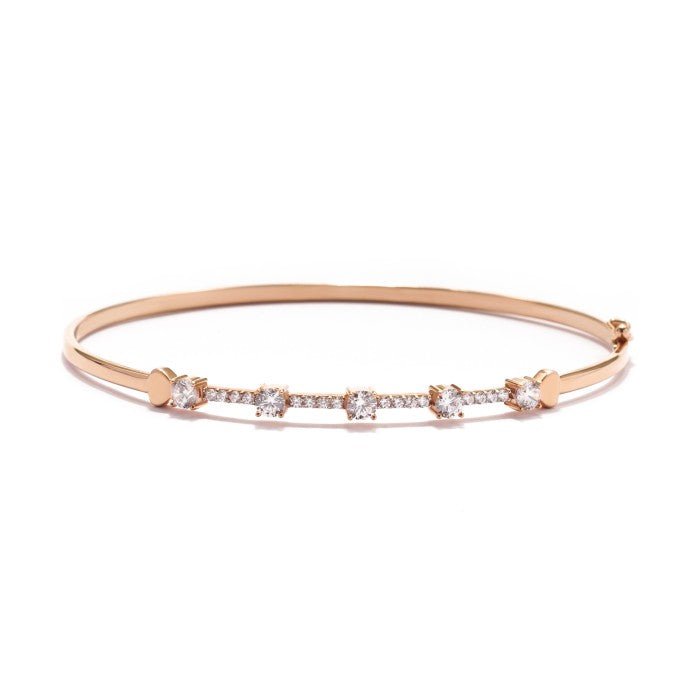 Gelang Emas 7k - Kinan Gold Bangle - Dazzling Collection - Juene Jewelry