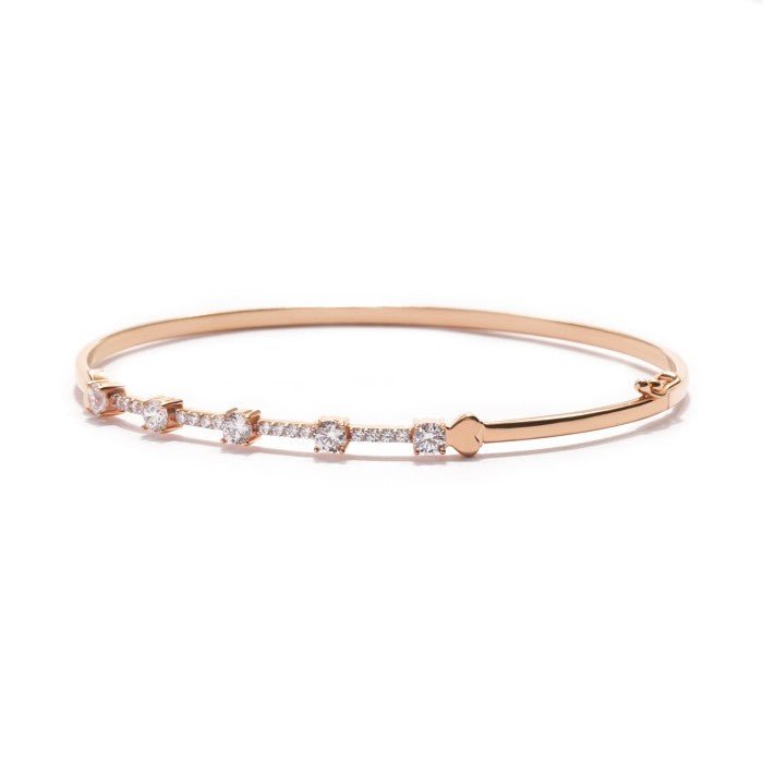 Gelang Emas 7k - Kinan Gold Bangle - Dazzling Collection - Juene Jewelry