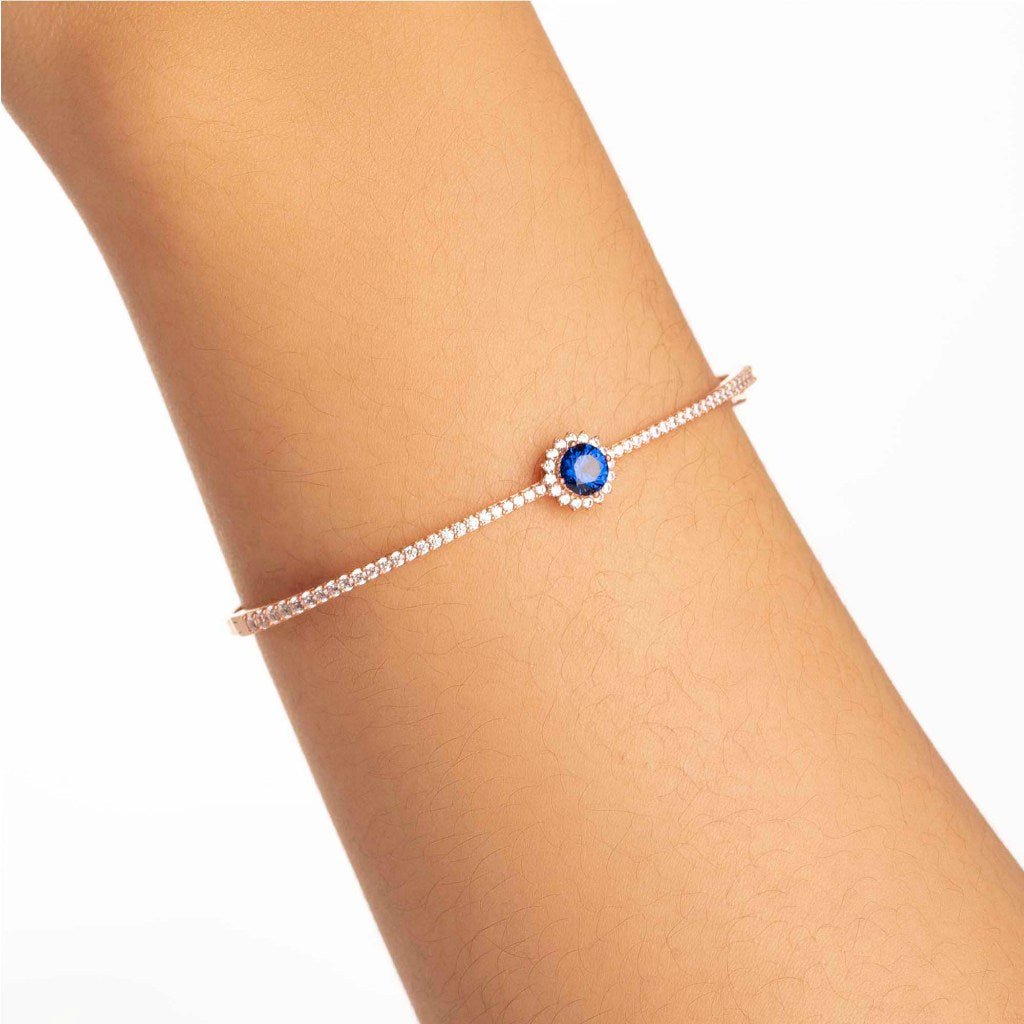Gelang Emas 7k - Laina Gold Bangle - Moonveil Collection - Juene Jewelry - Juene