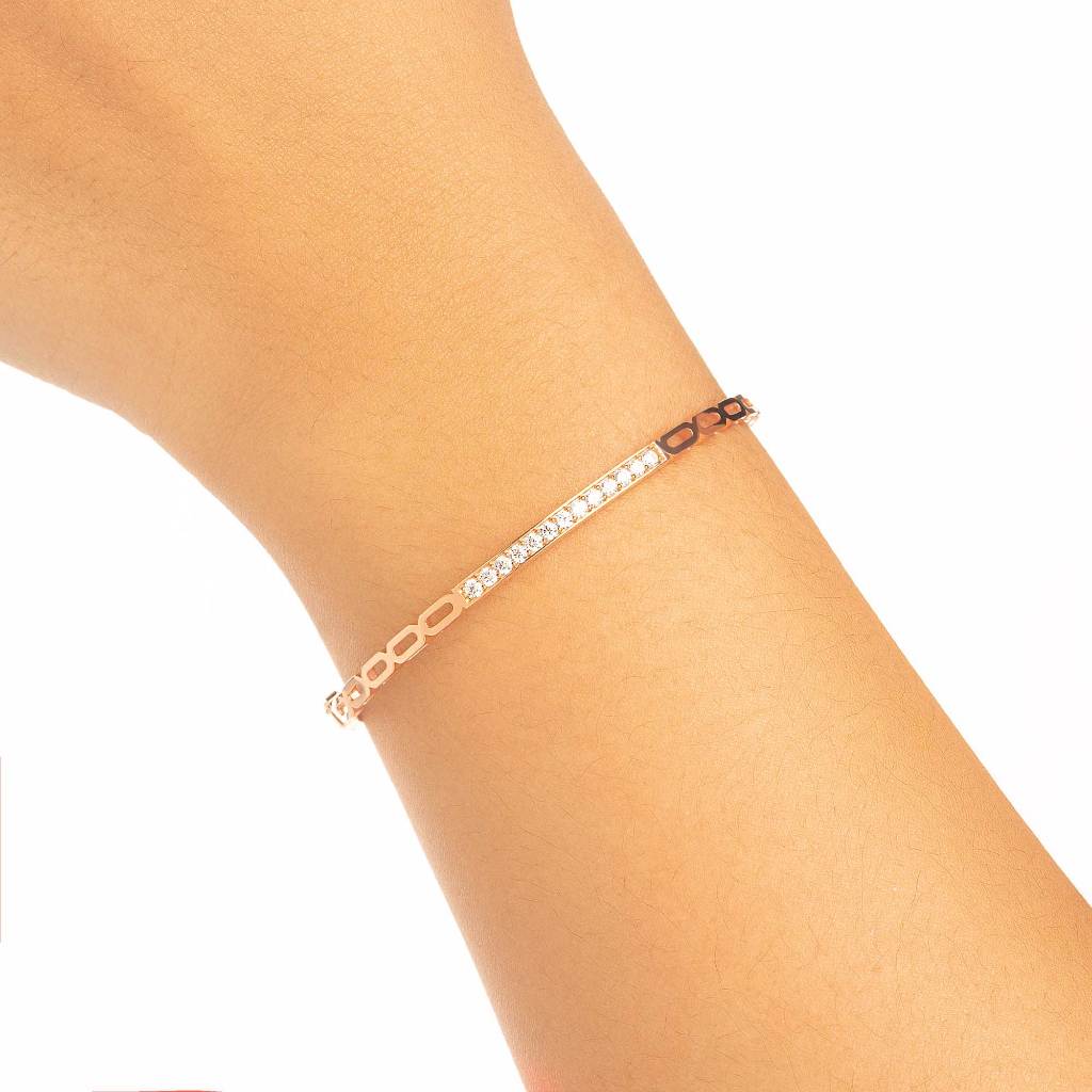 Gelang Emas 7k - Lexi Gold Bangle - Alaina Collection - Juene Jewelry - Juene