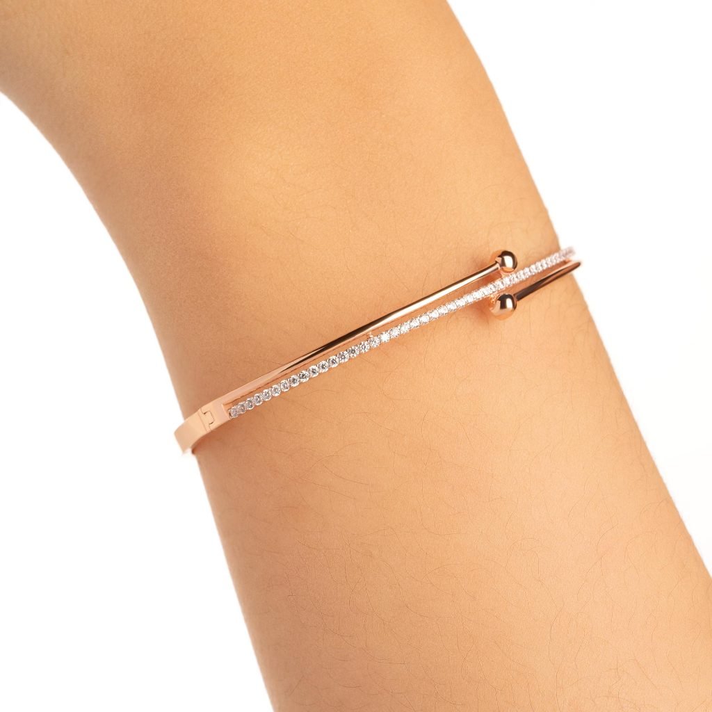Gelang Emas 7k - Lula Gold Bangle - Adorn 03 Collection - Juene Jewelry - Juene