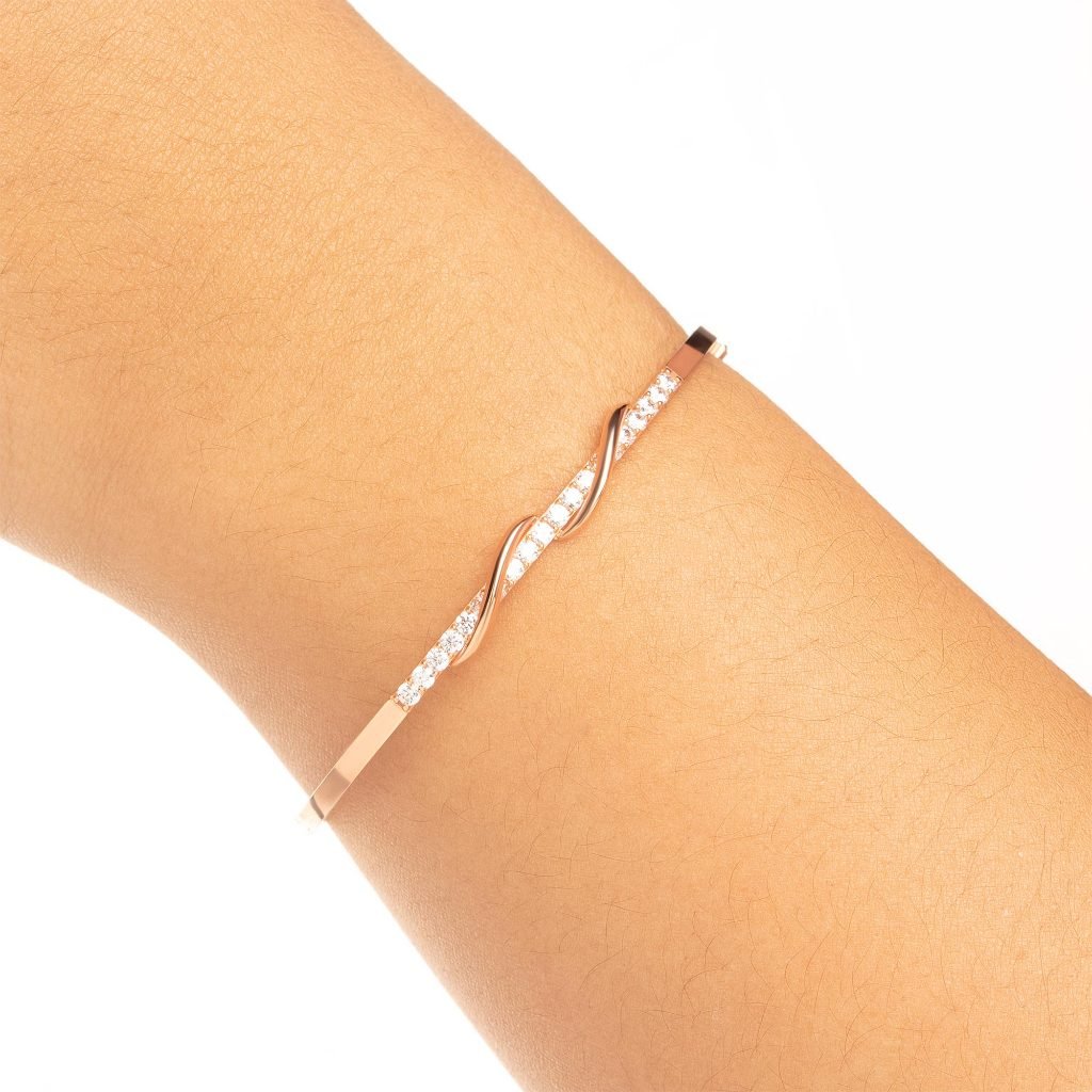 Gelang Emas 7k - Naya Gold Bangle - Adorn Collection - Juene Jewelry - Juene