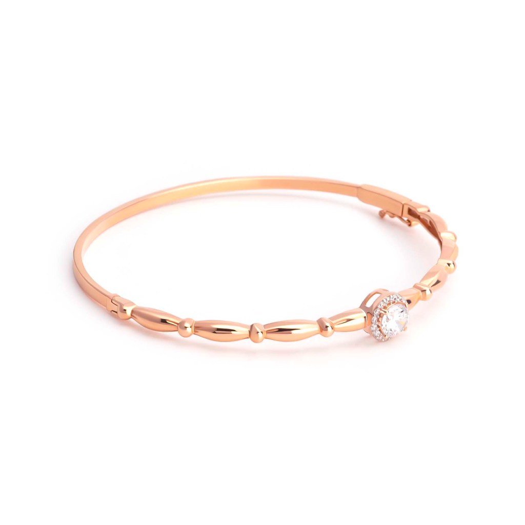 Gelang Emas 7k - Orea Gold Bangle - Dotsy Collection - Juene Jewelry - Juene