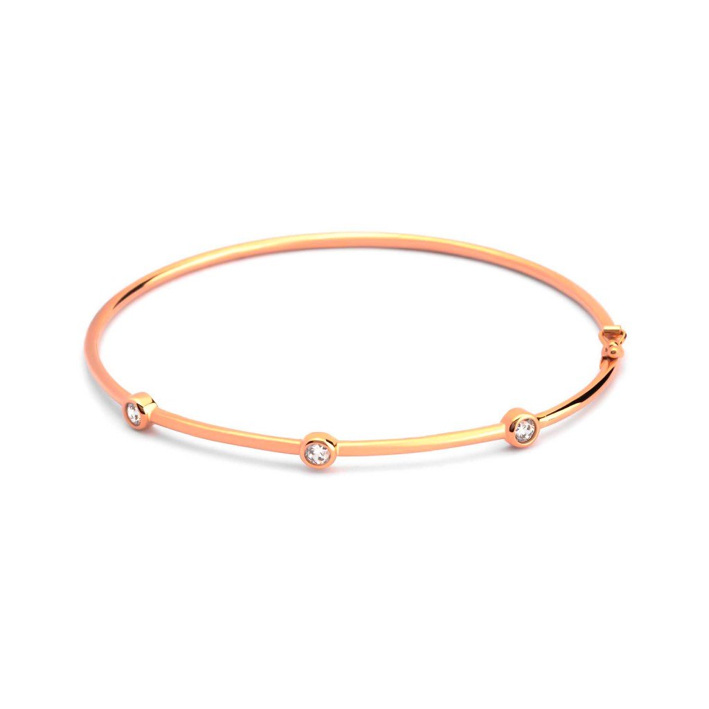 Gelang Emas 7k - Risca Gold Bangle - Adorn 03 Collection - Juene Jewelry - Juene