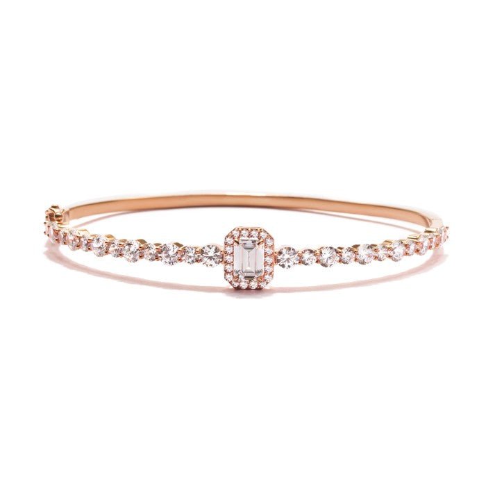 Gelang Emas 7k - Syakila Gold Bangle - Dazzling Collection - Juene Jewelry