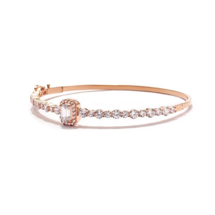 Gelang Emas 7k - Syakila Gold Bangle - Dazzling Collection - Juene Jewelry