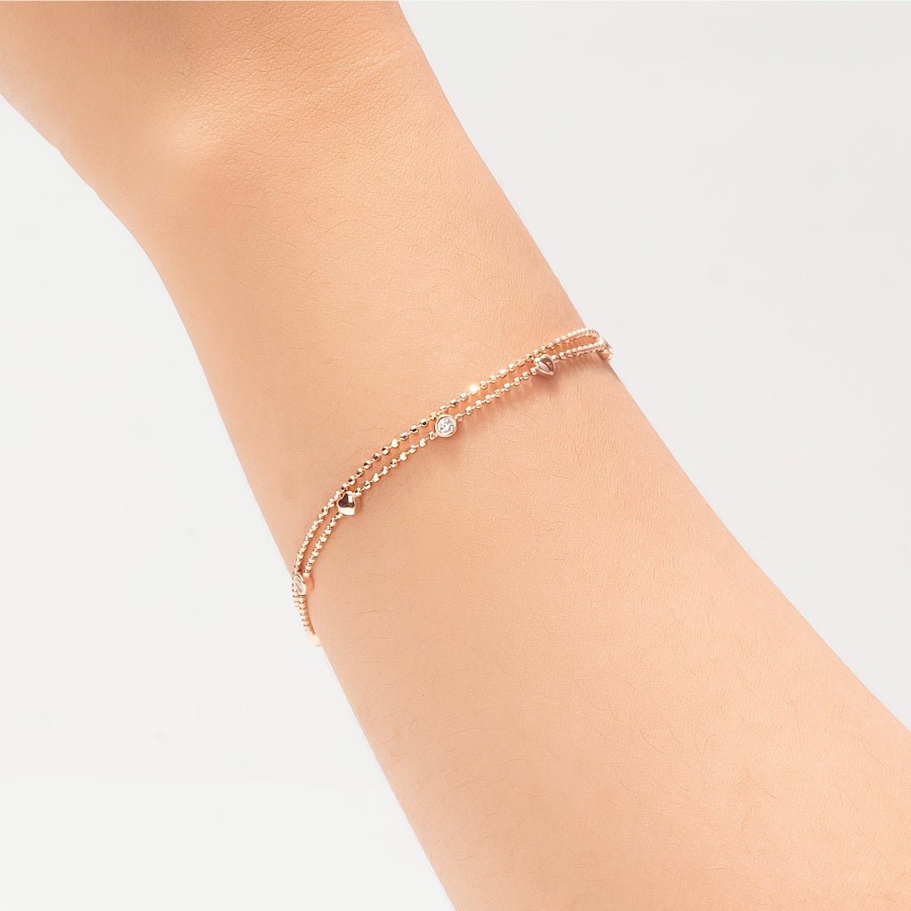 Gelang Emas 7k - Syara Gold Bracelet - Luxxe 03 Collection - Juene Jewelry - Juene