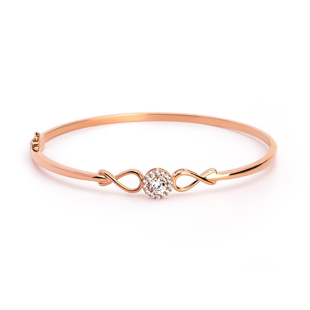Gelang Emas 7k - Tiana Gold Bangle - Eternal Collection - Juene Jewelry - Juene