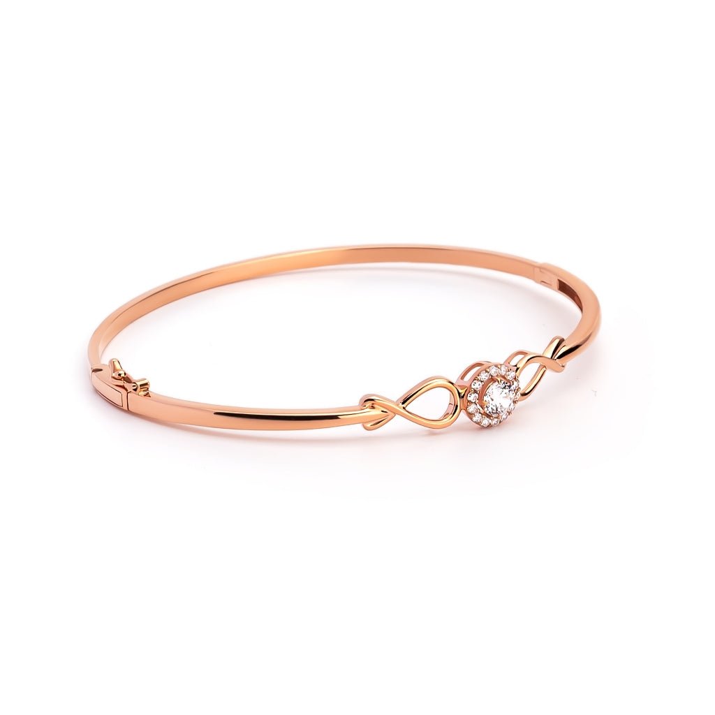 Gelang Emas 7k - Tiana Gold Bangle - Eternal Collection - Juene Jewelry - Juene