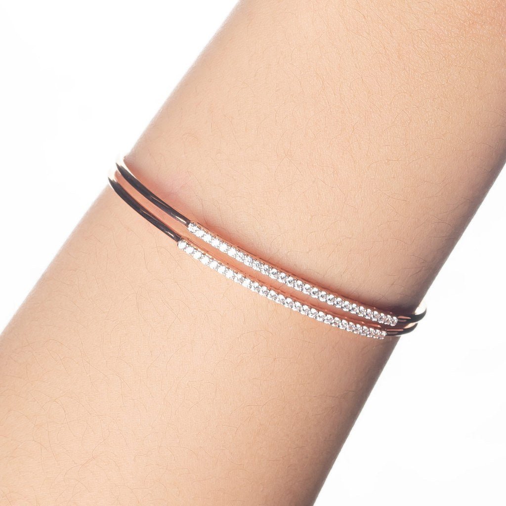 Gelang Emas 7k - Varla Gold Bangle - Treasure Collection - Juene Jewelry - Juene