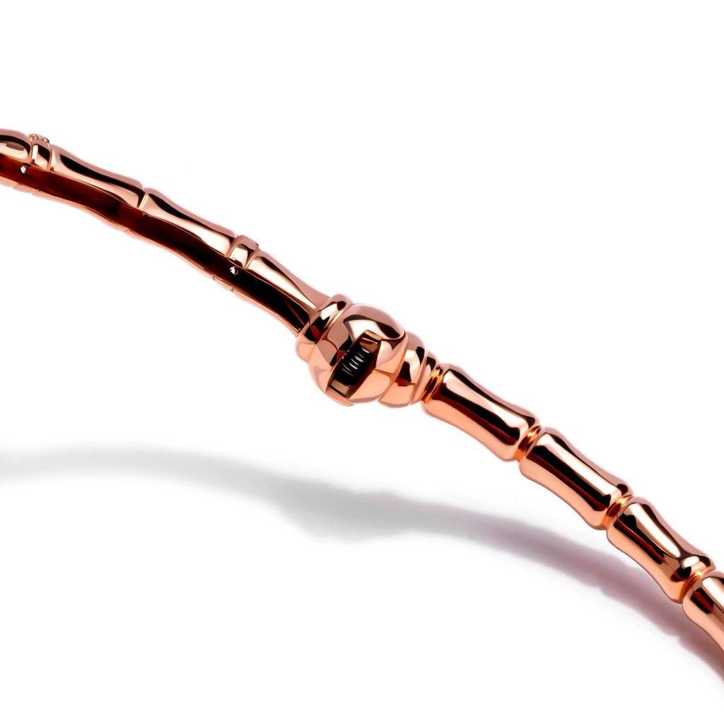 Gelang Emas 8K - Bamboo Gold Bangle - Veya Collection - Juene Jewelry - Juene
