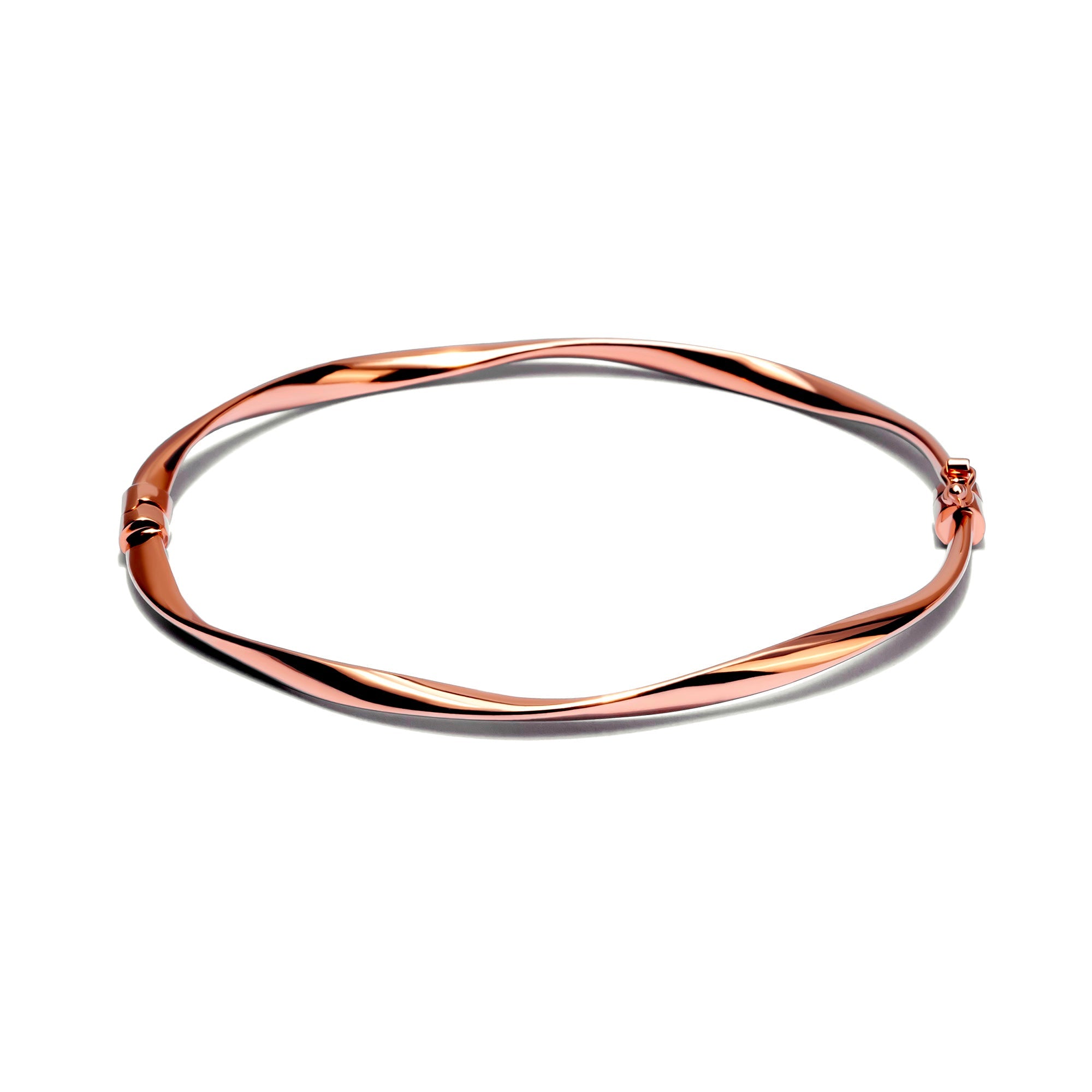 Gelang Emas 8K - Curvey Gold Bangle - Veya Collection - Juene Jewelry - Juene