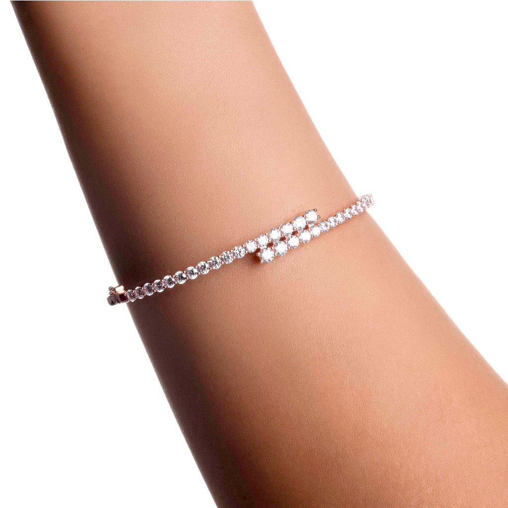Gelang Emas 8k - Diana Gold Bangle - Tally Collection - Juene Jewelry - Juene