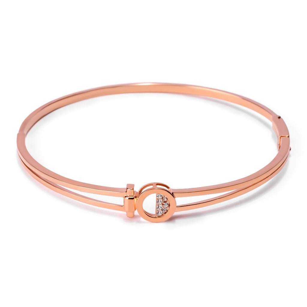 Gelang Emas 8K - Dira Gold Bangle 02 - Viviene Collection - Juene Jewelry - Juene
