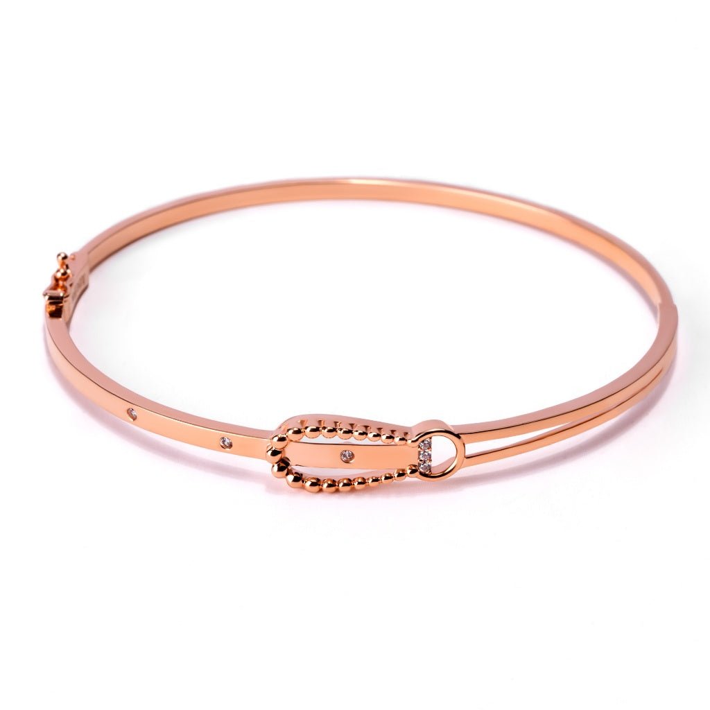 Gelang Emas 8K - Dira Gold Bangle 03 - Viviene Collection - Juene Jewelry - Juene