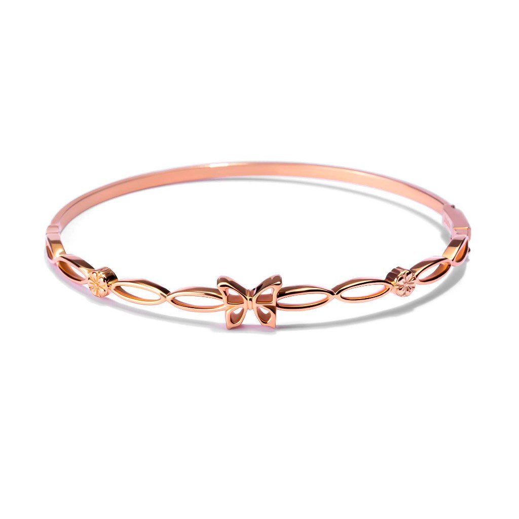 Gelang Emas 8K - Lulu Gold Bangle - Brianeta Collection - Juene Jewelry - Juene