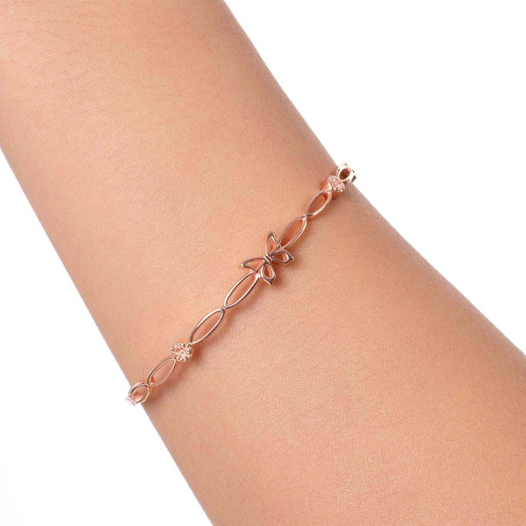 Gelang Emas 8K - Lulu Gold Bangle - Brianeta Collection - Juene Jewelry - Juene
